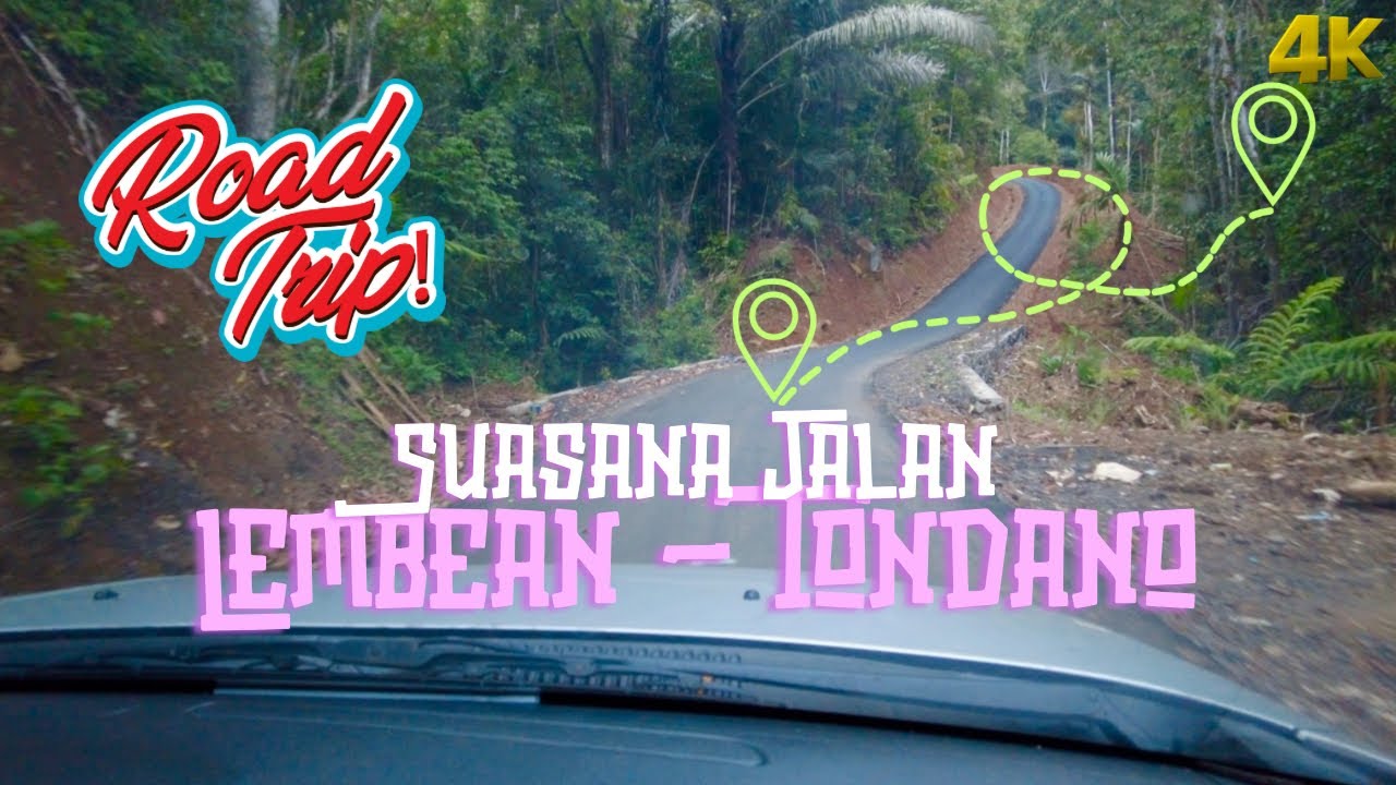 Suasana Jalan Lembean-Tondano: dari Minahasa Utara sampai ke Minahasa