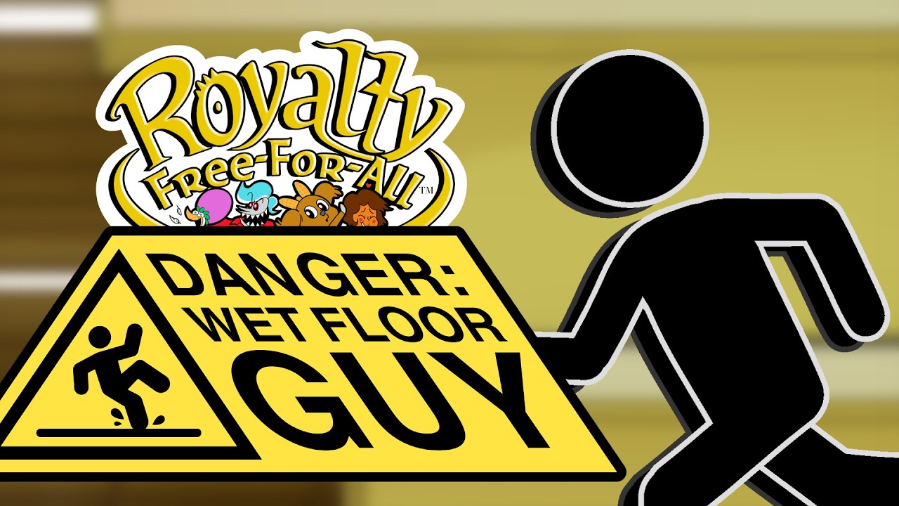 DANGER! WET FLOOR GUY &mdash; Royalty Free-For-All Fighter Trailer