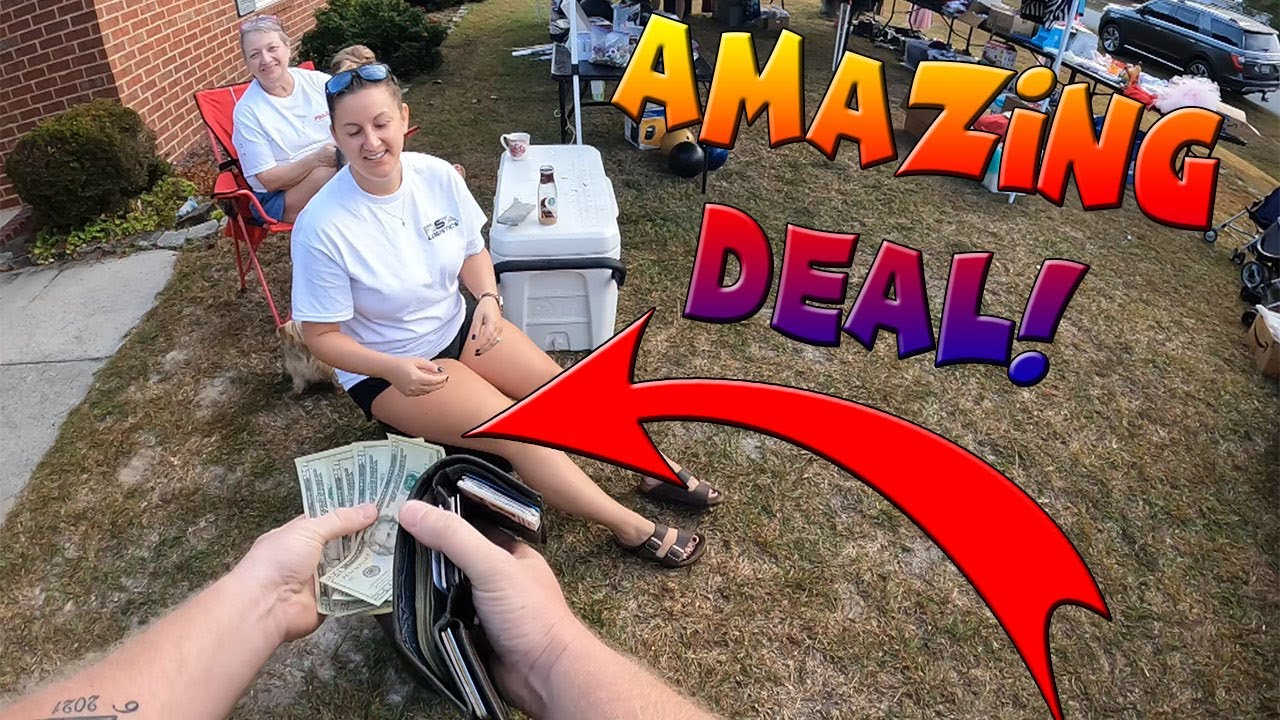 THESE GARAGE SALE FINDS WILL BLOW YOUR MIND!