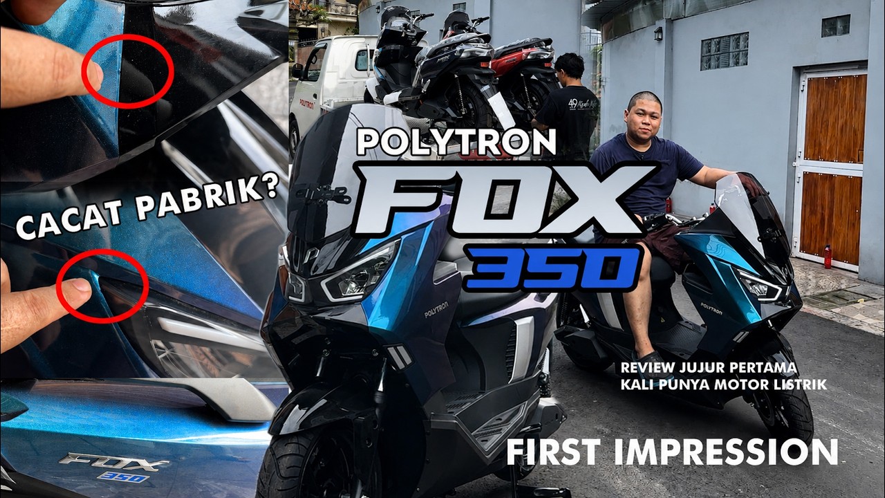 FIRST IMPRESSION FOX 350 POLYTRON EV - Review jujur pembeli - Unboxing & Cek Build Quality