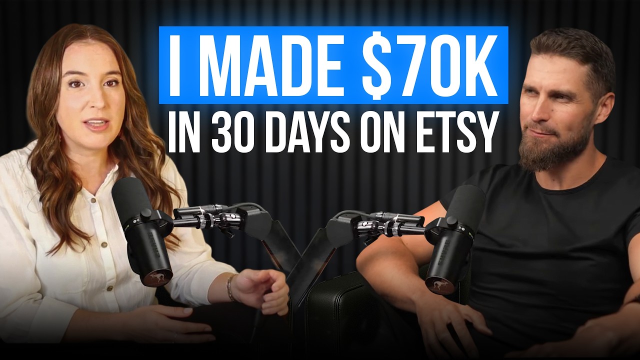 How She Made $70,000+ with Etsy in Just 30 Days | ft. ‪@KateHayes