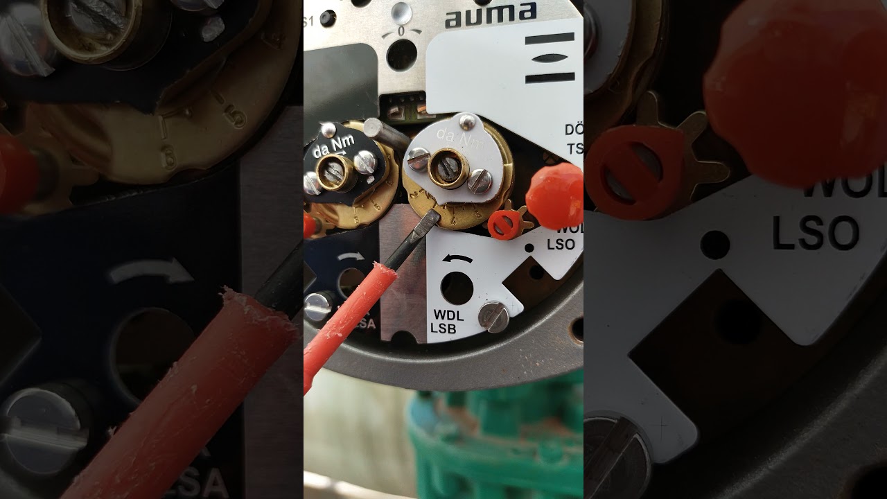 setting torque auma baterfly valve