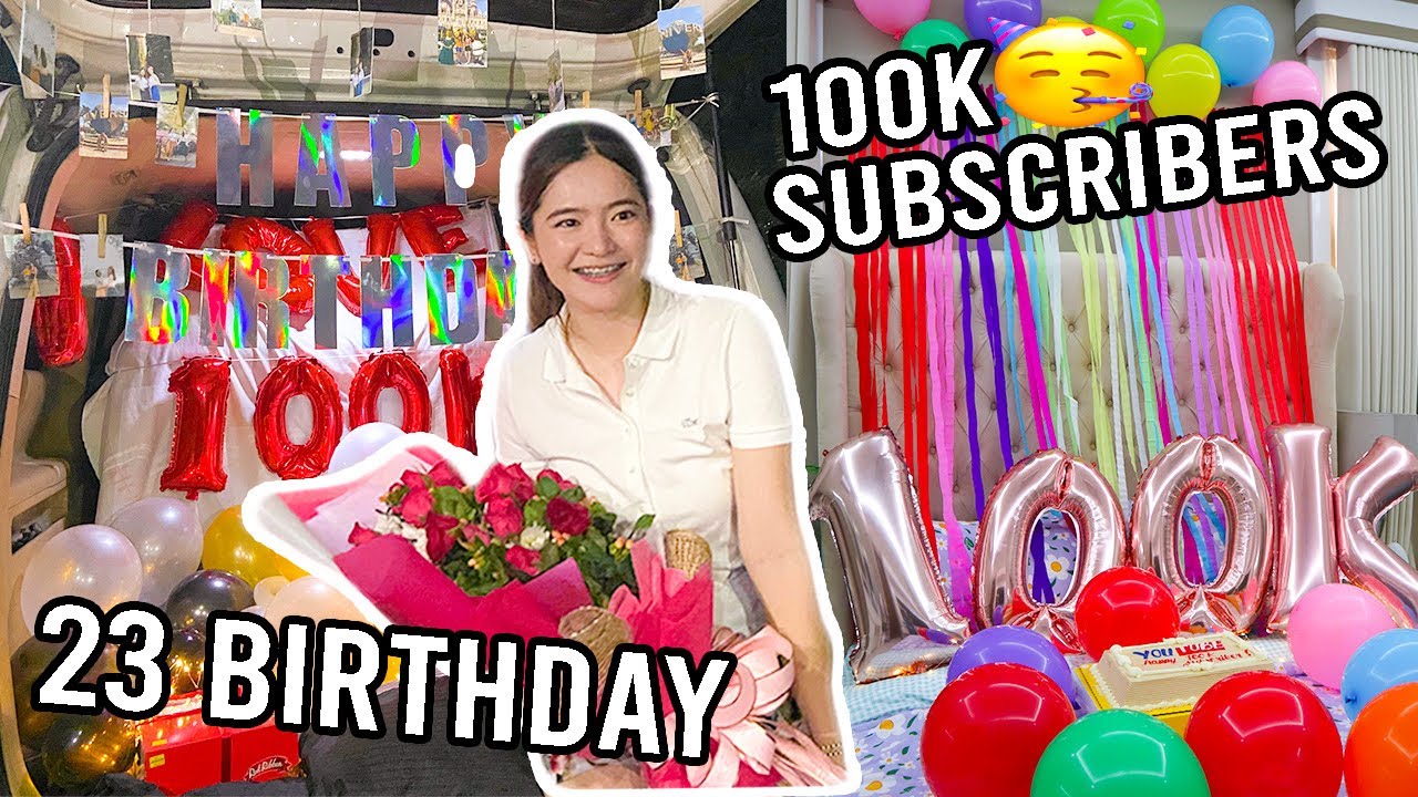 100K SUBSCRIBERS + 23rd BIRTHDAY SALUBONG ⎜TIN AGUILAR