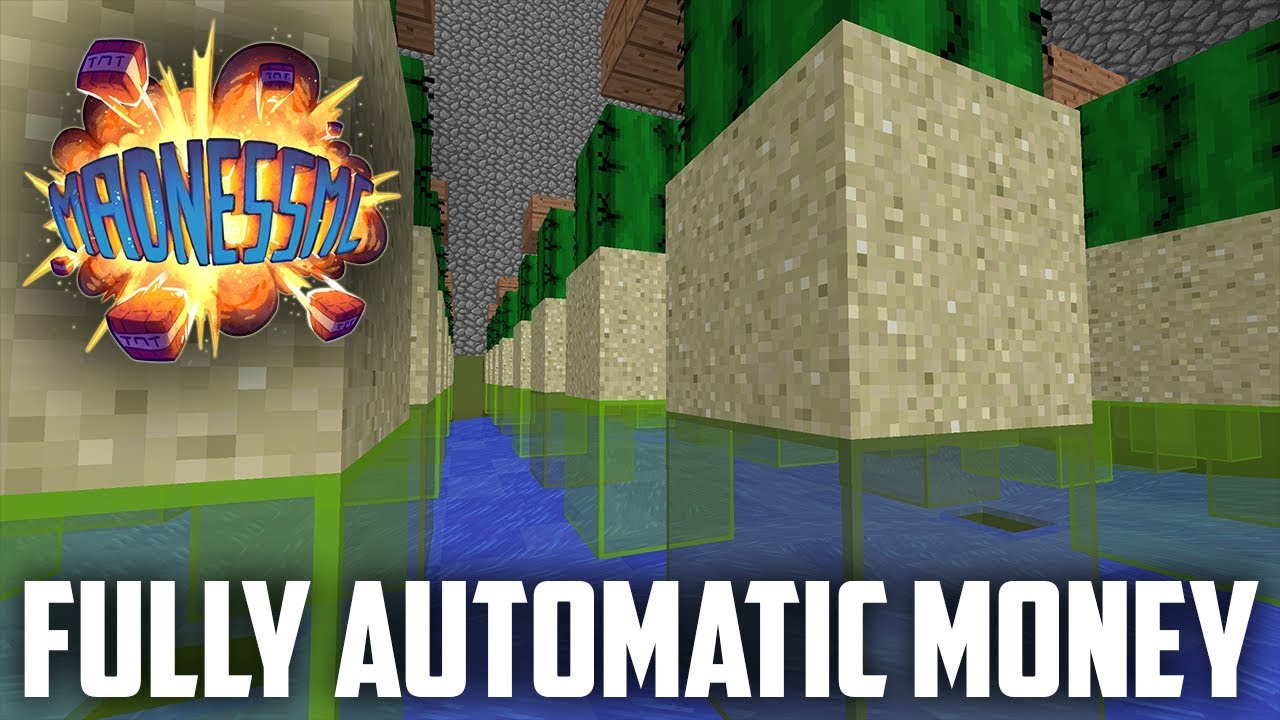 MadnessMC Factions - Episode 3: Starting The Fully Automatic Dream! (Fully Auto Cactus Farm)