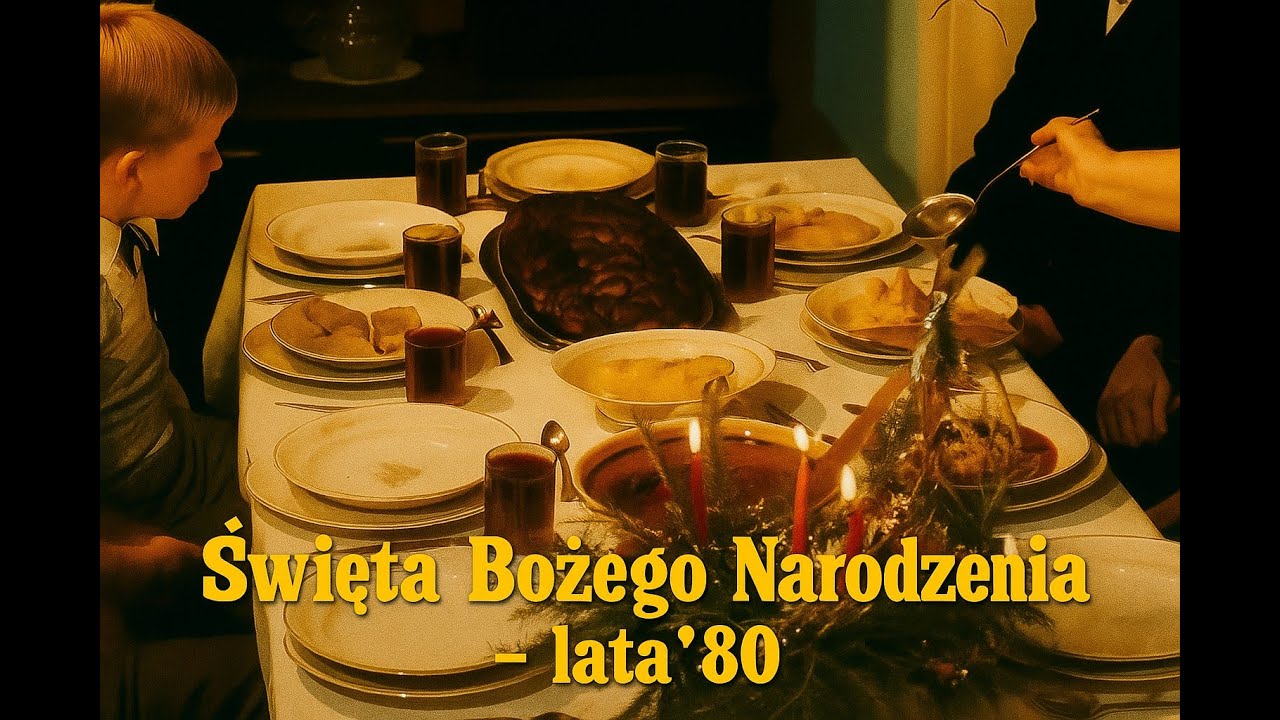 Święta Bożego Narodzenia w PRL - lata '80. Zakup i dekorowanie choinki, prezenty, rodzinna Wigilia.