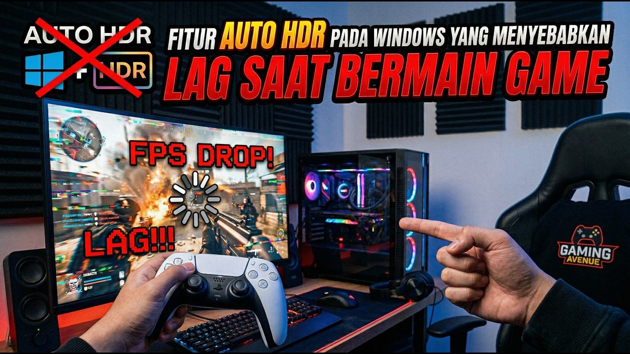 Fitur Auto HDR pada Windows yang menyebabkan Lag Saat Bermain Game