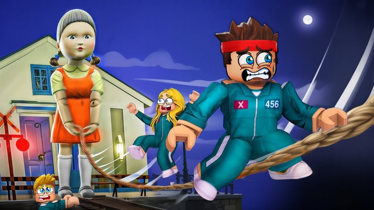 Squid Game 3 In ROBLOX | Everyone Fell In The JUMP ROPE Game !!