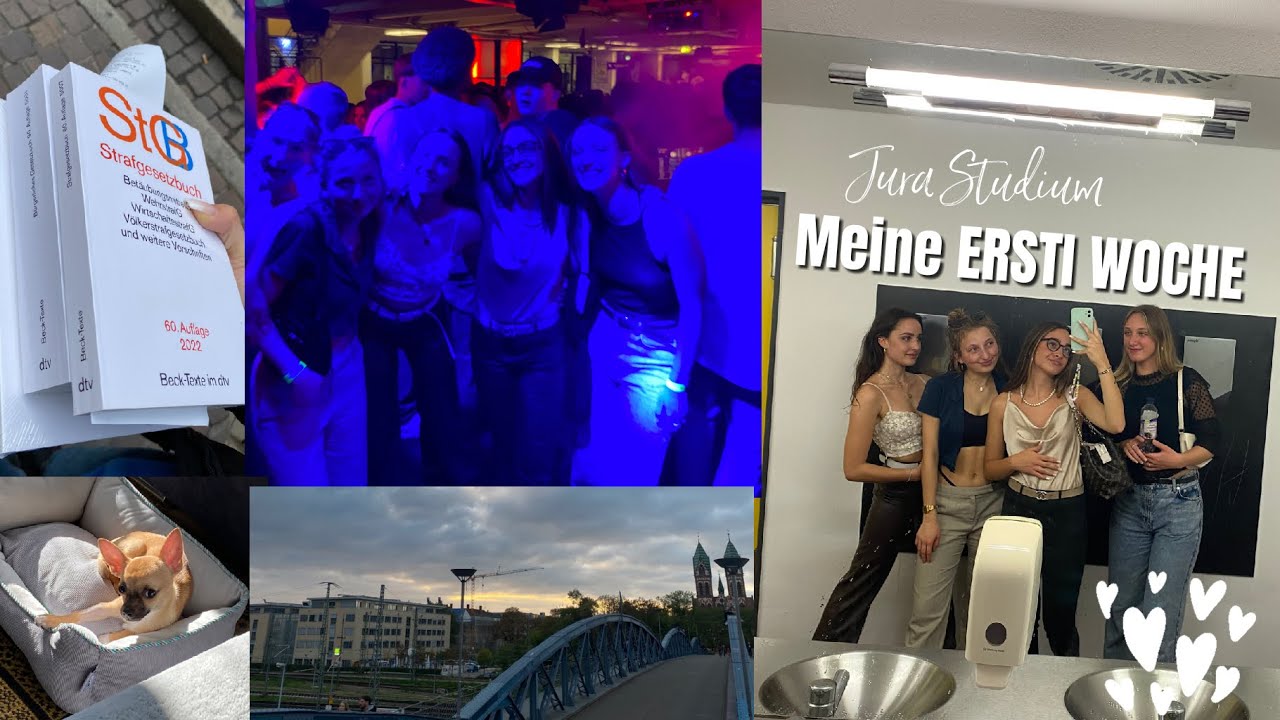 meine ERSTI WOCHE 2022 // im jura studium