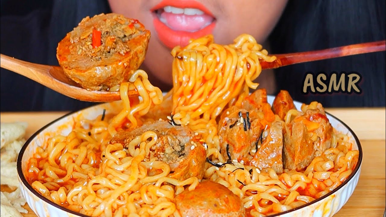 ASMR MIE SAMYANG ||MUKBANG INDONESIA #ASMR #asmrsounds #eatingsounds #mie