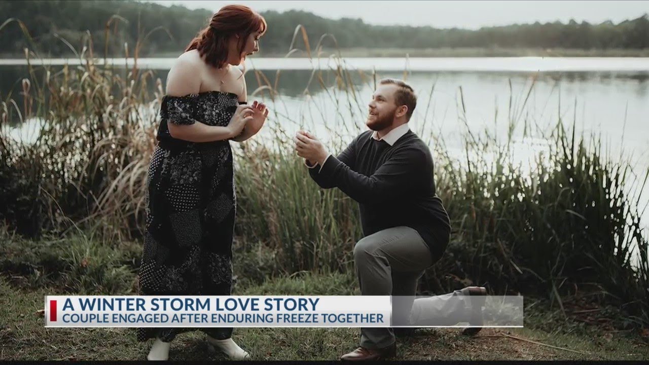 A WINTER STORM LOVE STORY: East Texas couple gets engaged after being trapped together during Februa