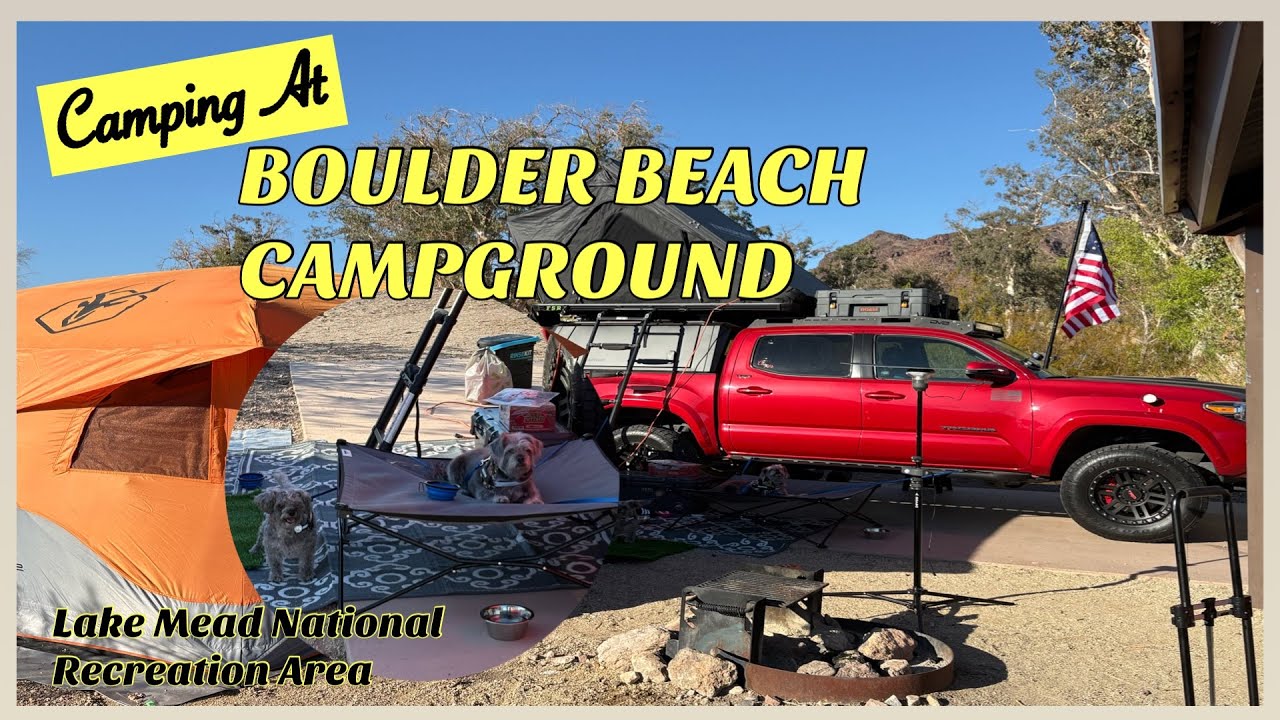 CAMPING AT BOULDER BEACH CAMPGROUND |PART 1