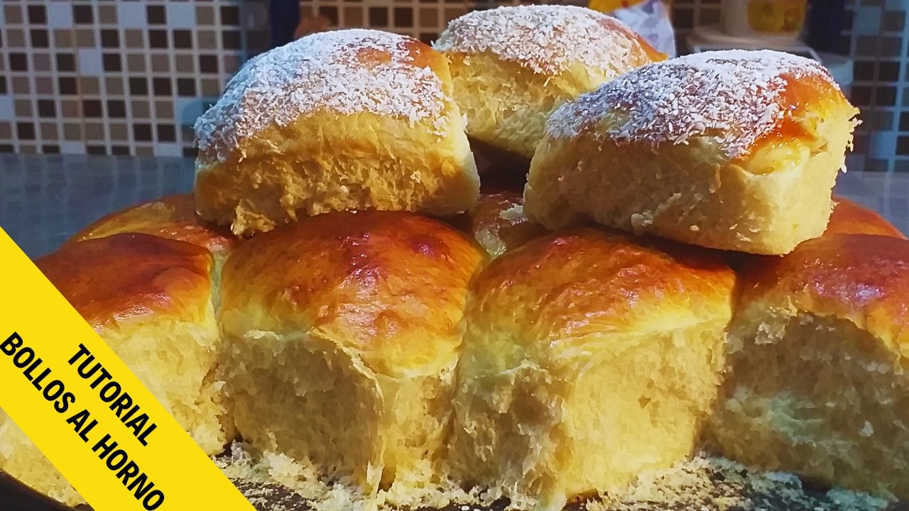 COMO hacer  BOLLOS caseros AL HORNO
