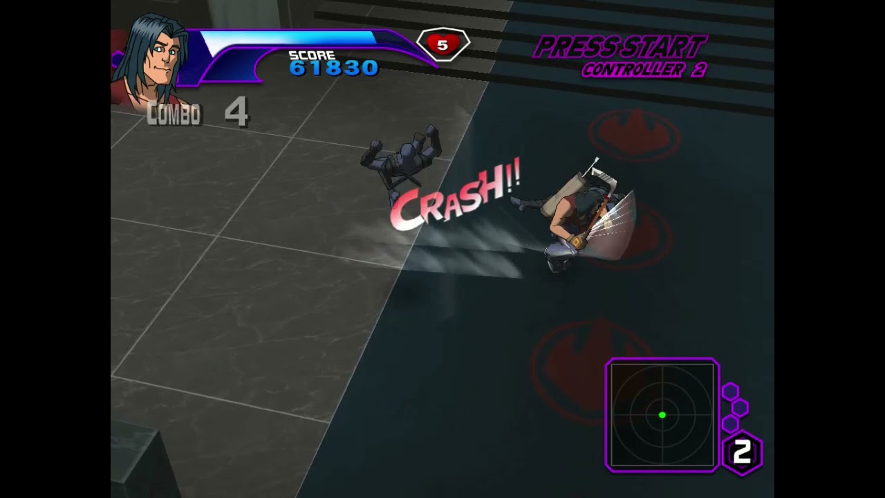 Teenage Mutant Ninja Turtles: 2003 Game (PC) - Stage 6 - Casey Jones (on Hard Difficulty)