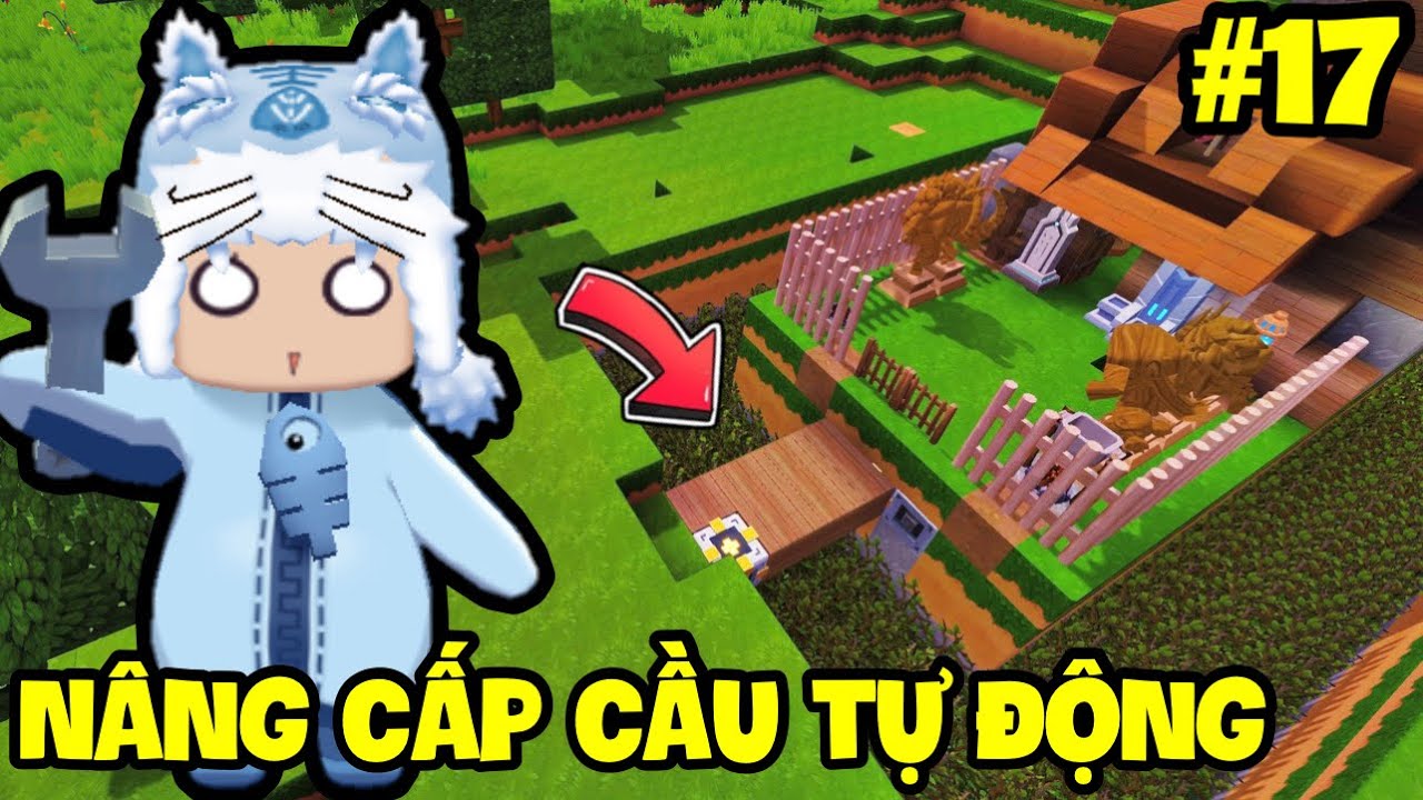SINH TỒN HƯ KHÔNG MINI WORLD - TẬP 17: MEOWPEO CHẾ TẠO CỔNG TỰ ĐỘNG BẢO VỆ NHÀ AN TOÀN