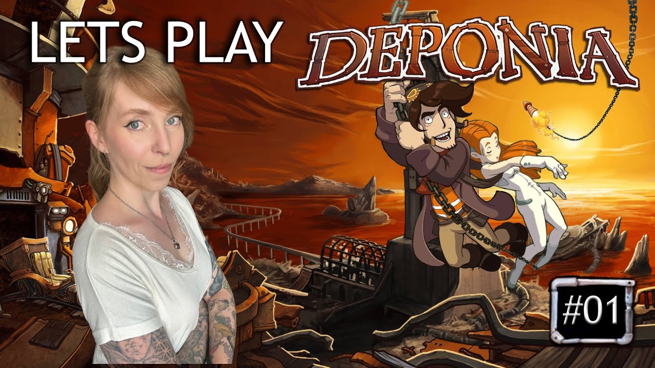 Let's play Deponia (blind/german) #1
