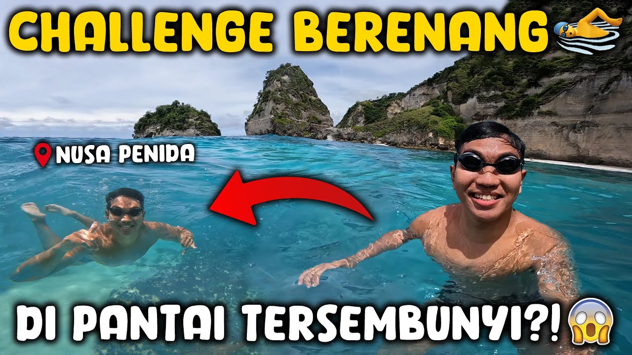 TIMBOI CHALLENGE BERENANG DI PANTAI TERSEMBUNYI BALI? 🏊🏻‍♂️😱 INDAH BANGET TERNYATA…