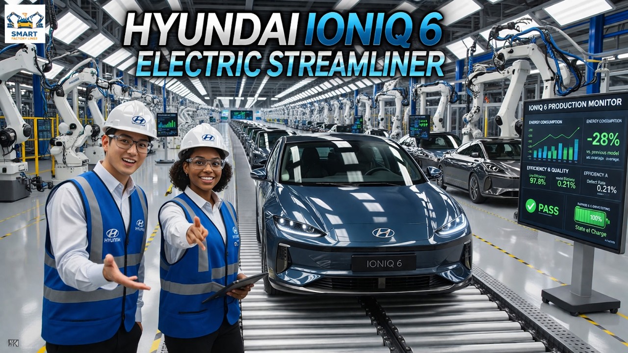 Как это делается: сборка обтекаемого электромобиля Hyundai Ioniq 6