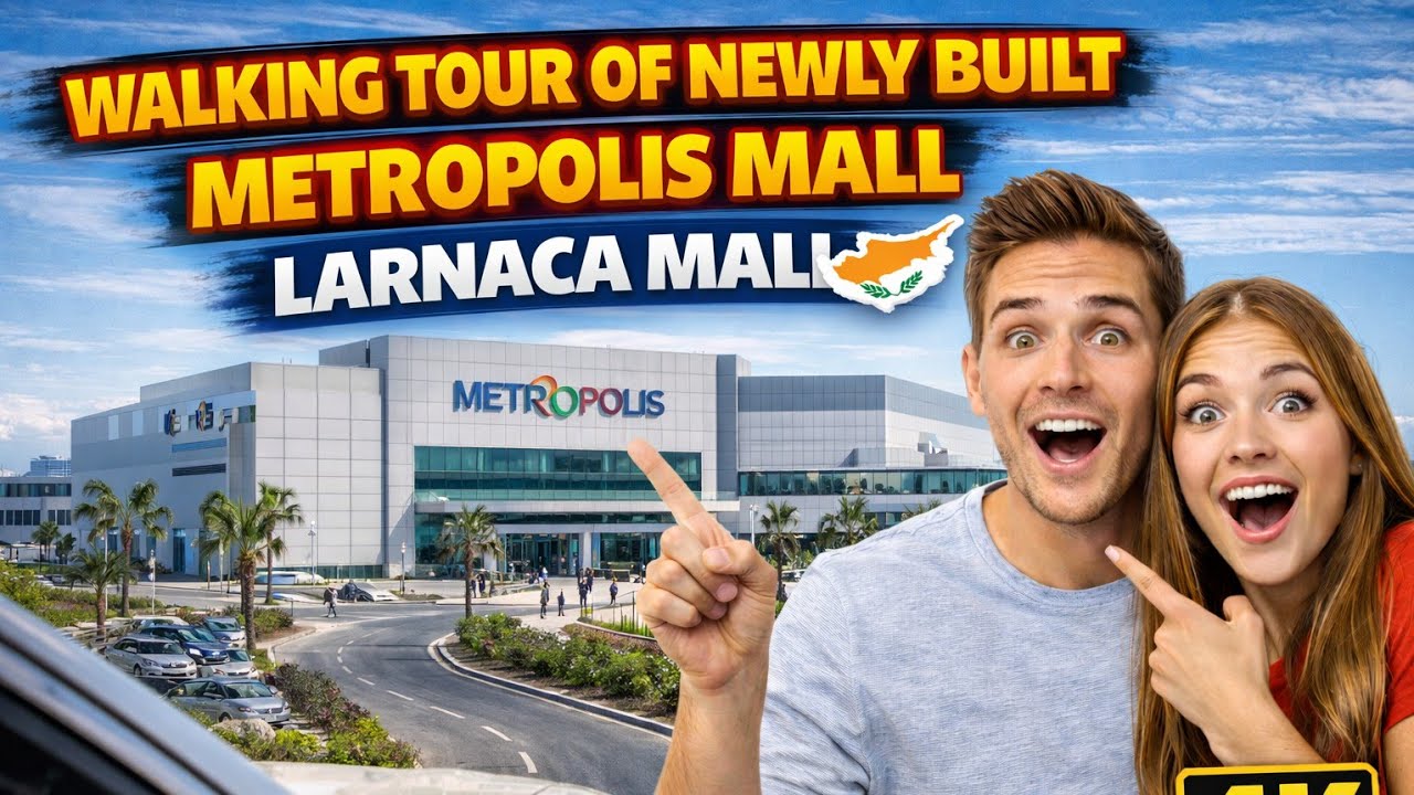 Walking Tour of Metropolis Mall Larnaca Cyprus #cyprus
