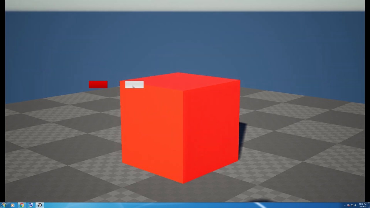 Material or color change of mesh using UMG buttons- Unreal Engine