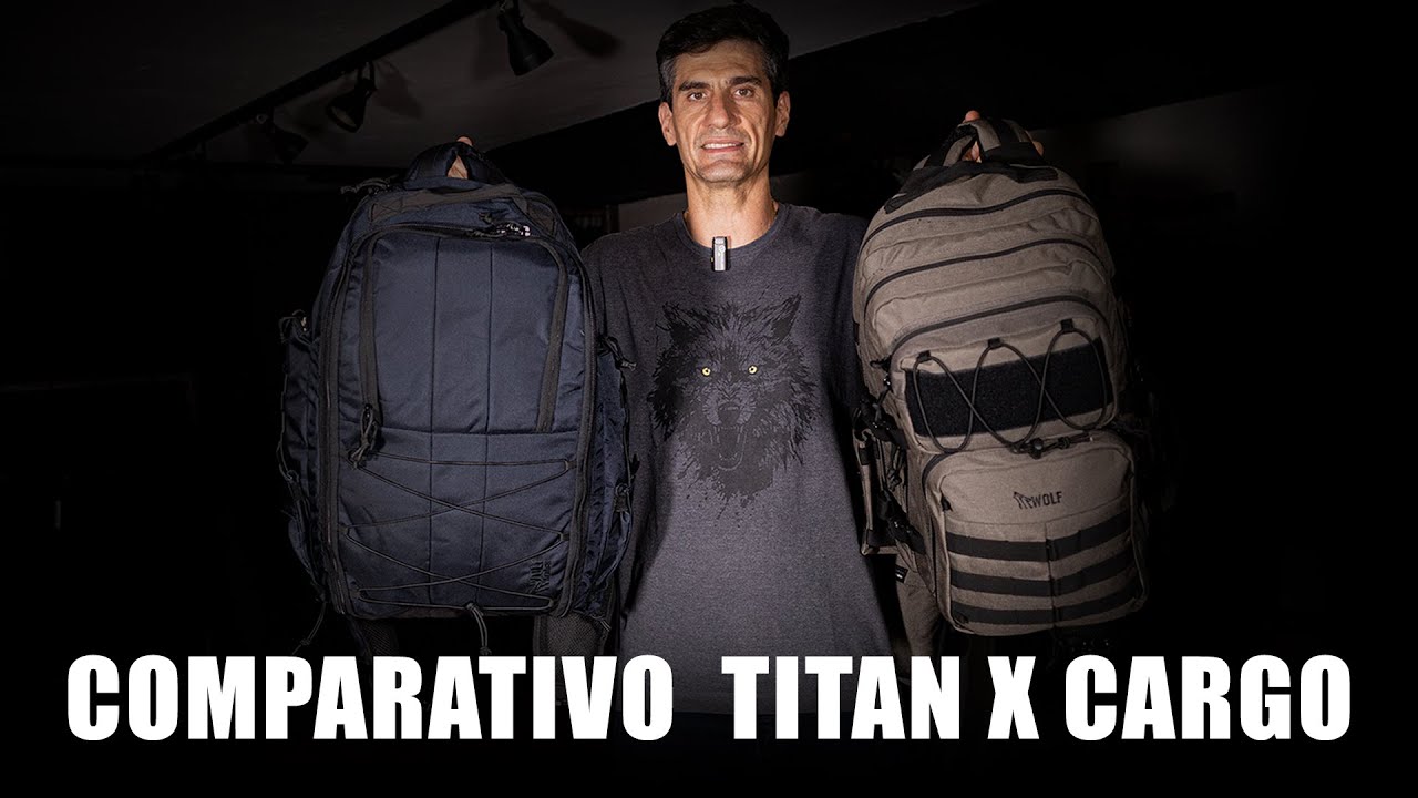 Comparativo Mochilas Wolf Attack Cargo X Titan - Grande Capacidade