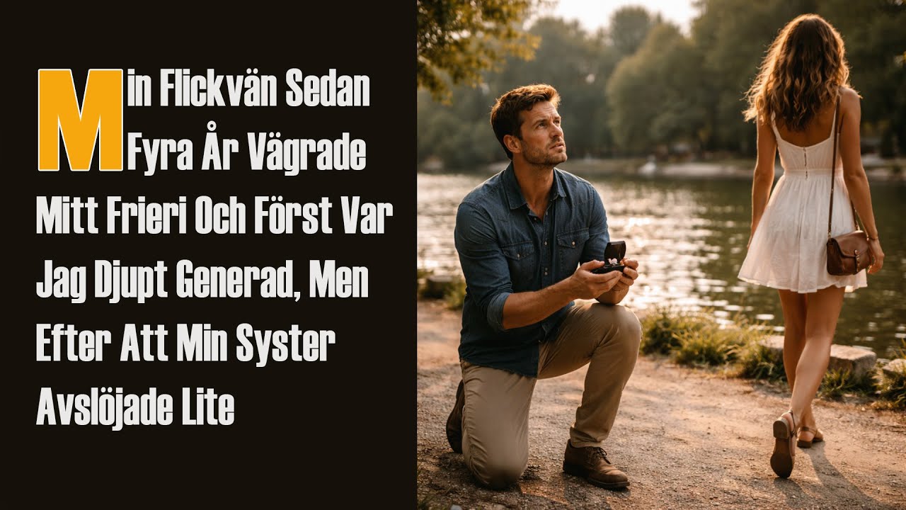 Min Flickvän Sedan Fyra År Vägrade Mitt Frieri Och Först Var Jag Djupt Generad, Men Efter Att Min...