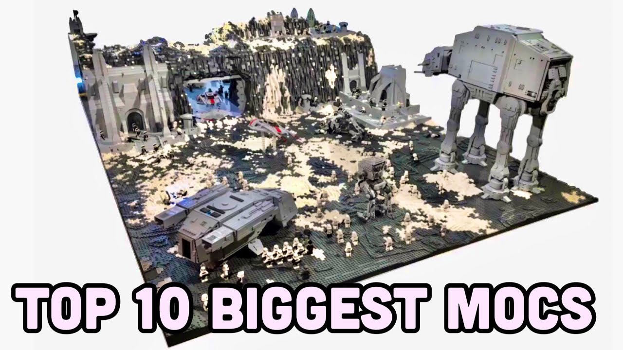 Top 10 BIGGEST LEGO Star Wars MOCs Featured So Far!