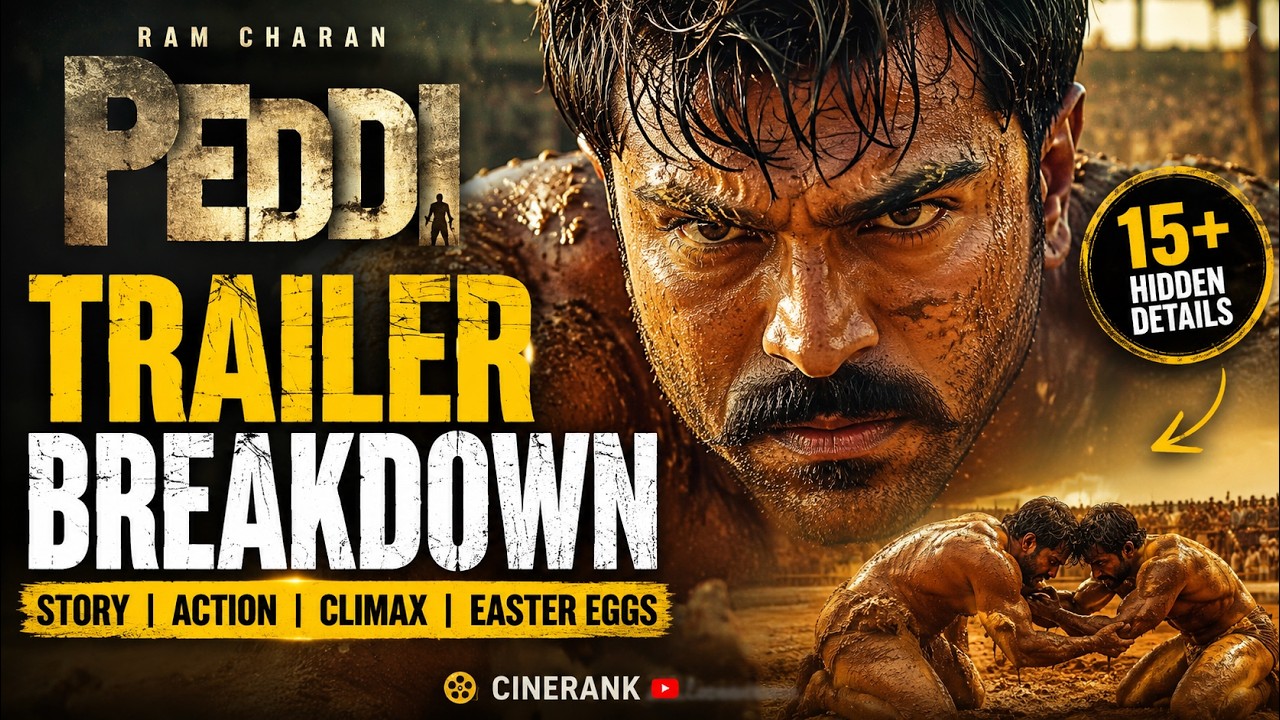 🔥 PEDDI (Netflix) Official Hindi Trailer Breakdown! (Wrestler Twist & Details)