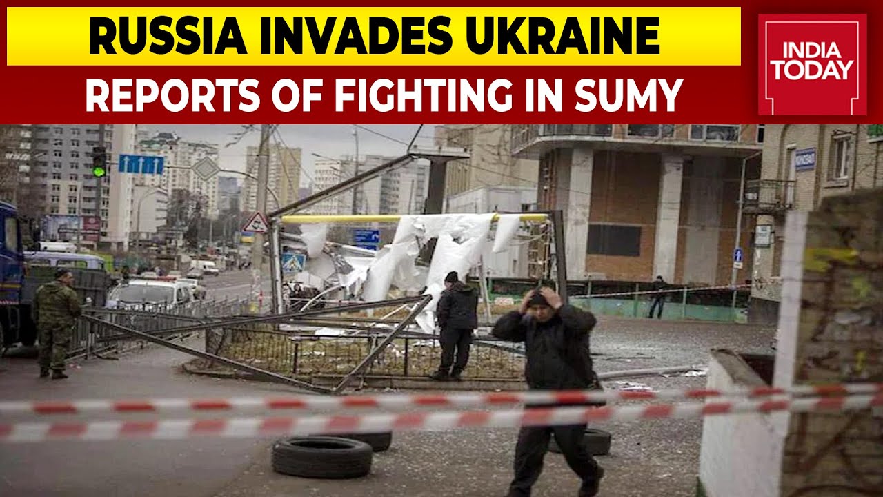 Reports Of Fighting On Streets Of Ukraine's Sumy, Residents Asked To Stay At Home Or Seek Shelter