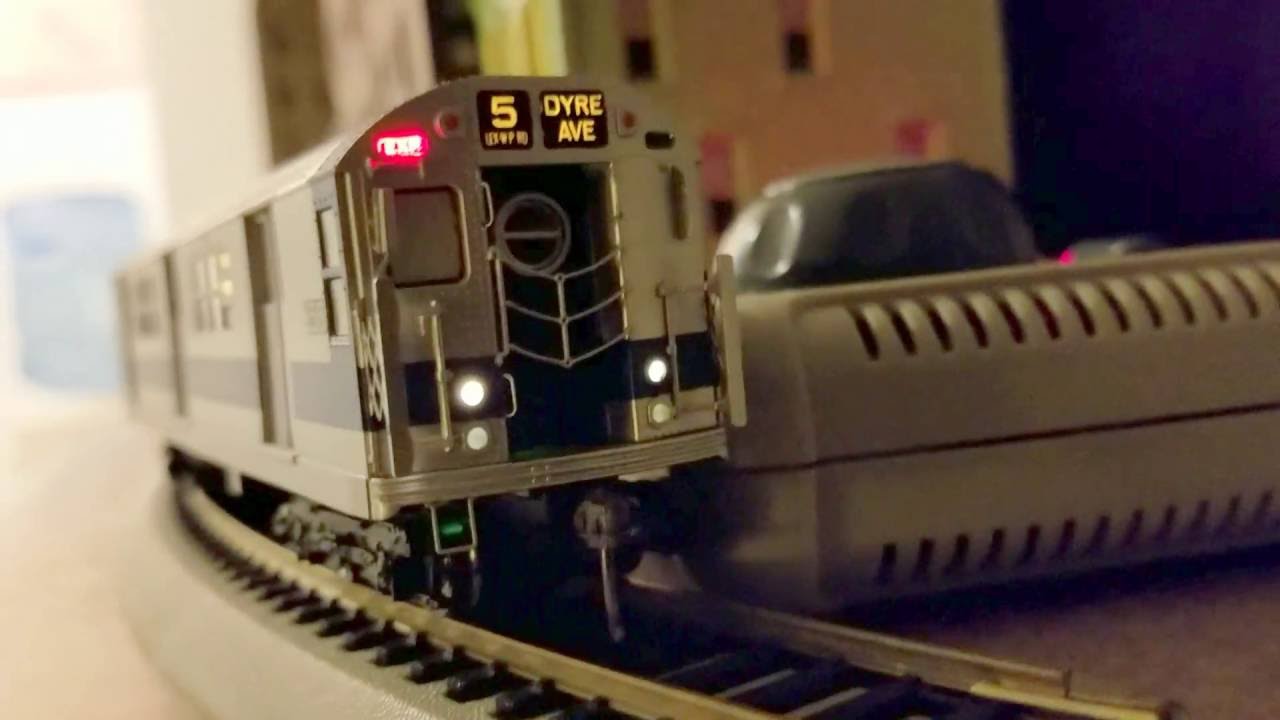 1st video of the new MTH HO Scale subway set