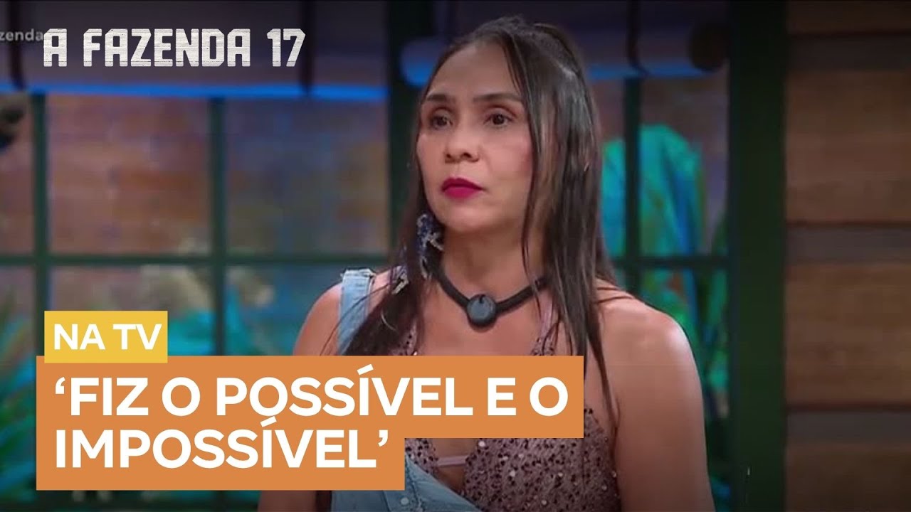 Yoná é eliminada do reality: ' Eu nunca desisti de nada' | A Fazenda 17