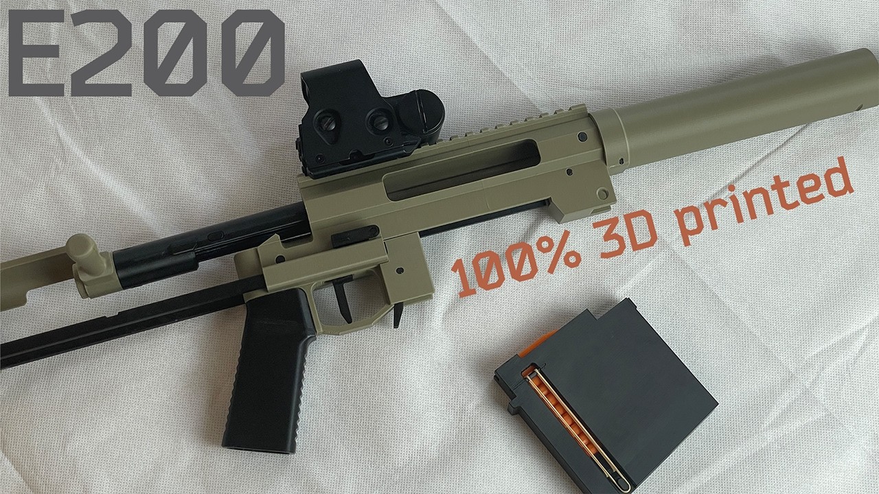E200 | 3D printed working toy