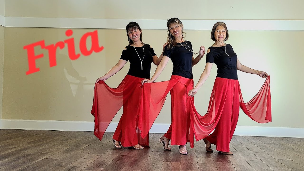 Fria - Improver Line Dance (Demo & Full Tutorial) Choreo : Rob Fowler (ES) - February 2024