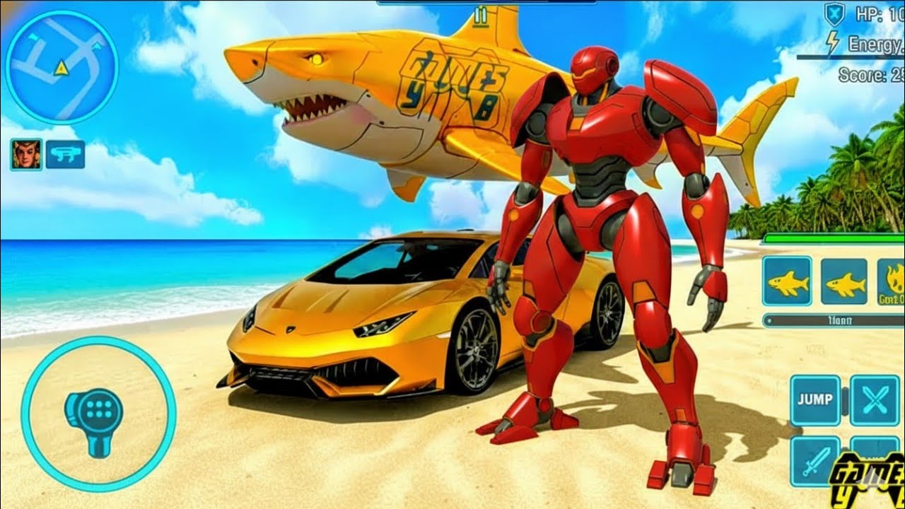 Robot tank transformer ultimate game 💥💥💥💥 🟩🟥🟩🟥🟩🟥 - Robot transformer game video #Transformergame 