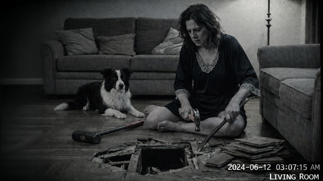 הבעל התקין מצלמה כדי להשגיח על הכלב – מה שראה את אשתו עושה ב-3 לפנות בוקר גרם לו להזעיק את המשטרה