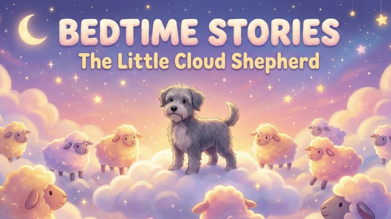 🐑The Little Cloud Shepherd | Cozy Bedtime Story for Kids to Sleep☁️