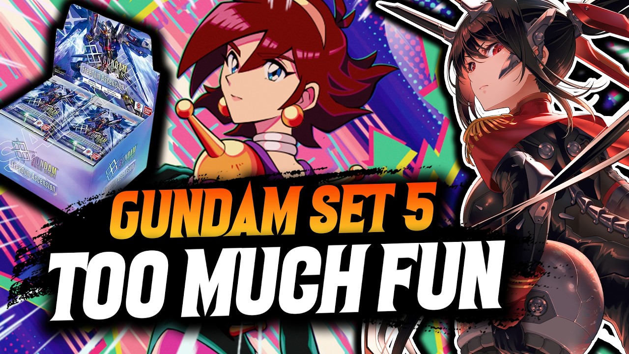 I CAN'T STOP! Gundam Card Game GD05 Freedom Ascension Booster Box Opening!