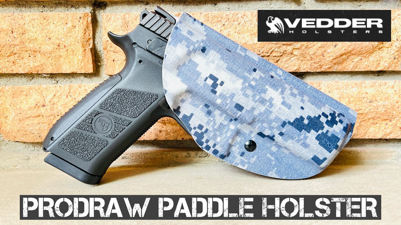 Vedder ProDraw OWB Paddle Holster CZ P-09
