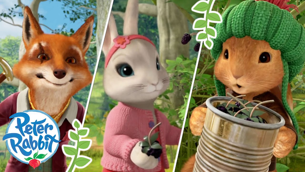 @OfficialPeterRabbit  - Getting Blackberries Is No Easy Task! #Autumn | Cartoons for Kids