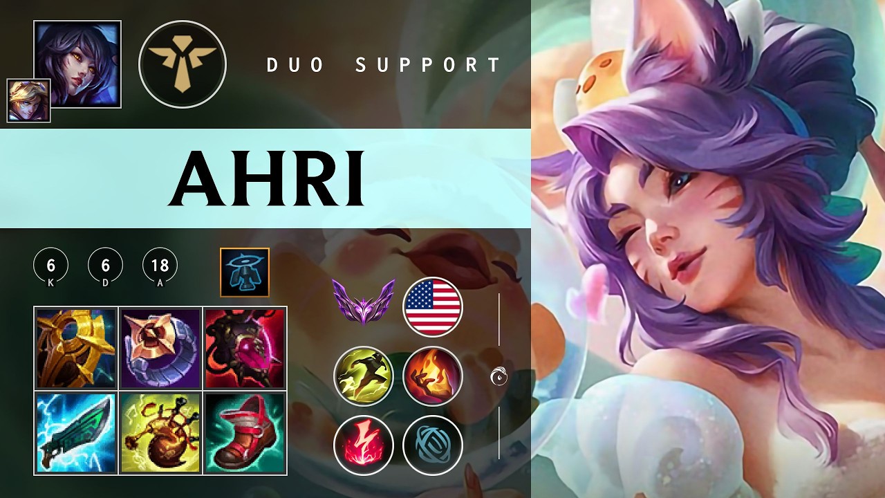 Ahri Support vs Seraphine - NA Master Patch 26.03