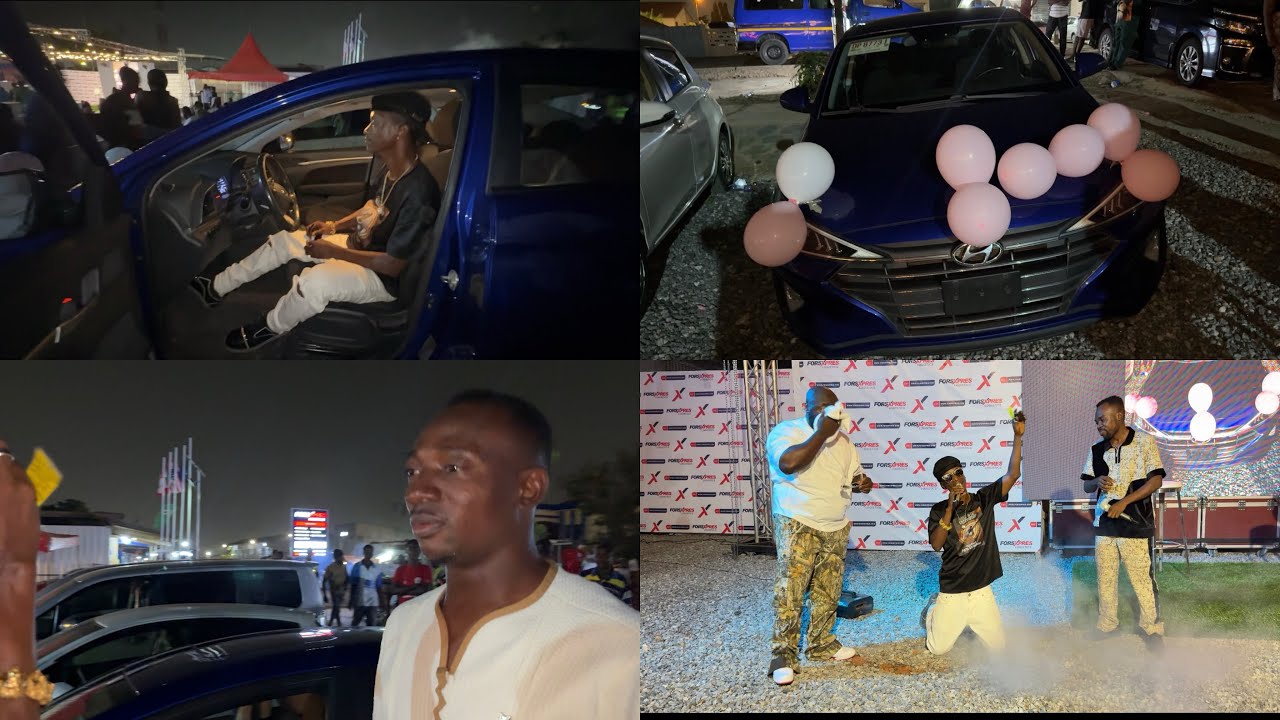 Salinco Dashes New Car To Highlife Musician K.K Fosu
