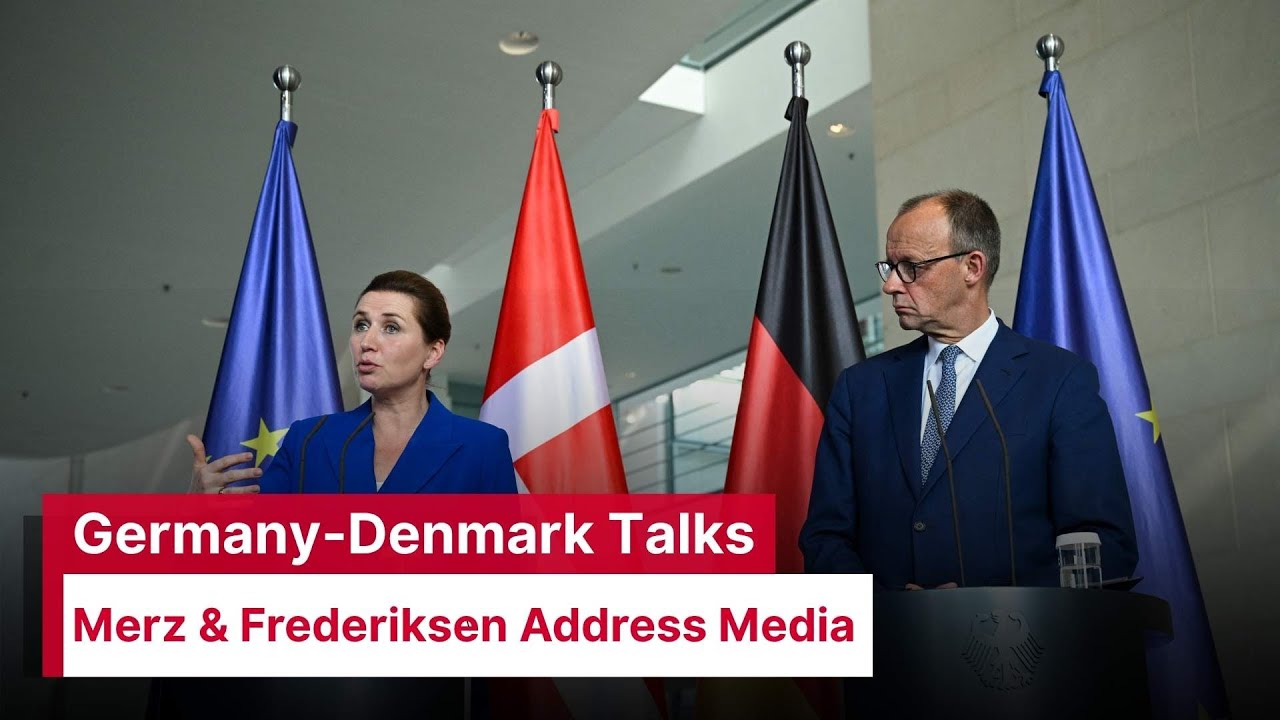 FULL REMARKS: Germany&rsquo;s Merz, Denmark&rsquo;s Frederiksen Hold Joint Presser in Berlin | AC1G