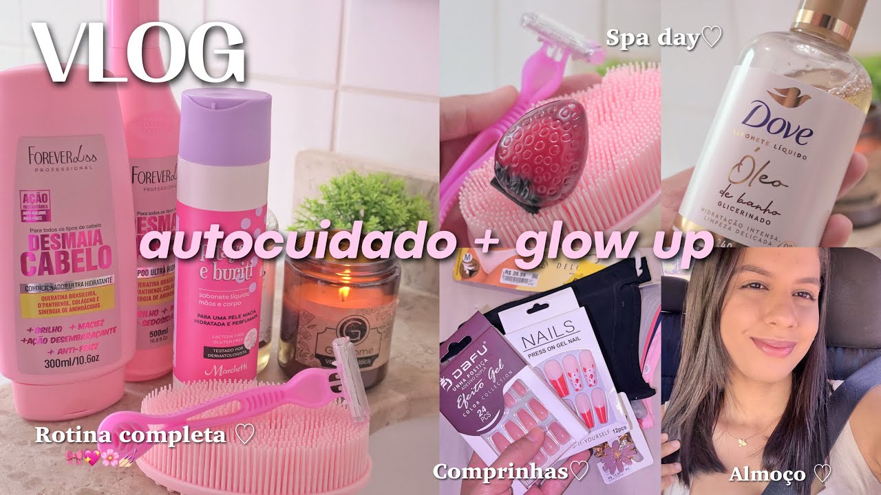 VLOG DE AUTOCUIDADO🌸 spa day, rotina completa, banho premium, comprinhas no shopping💅🏻🛍️