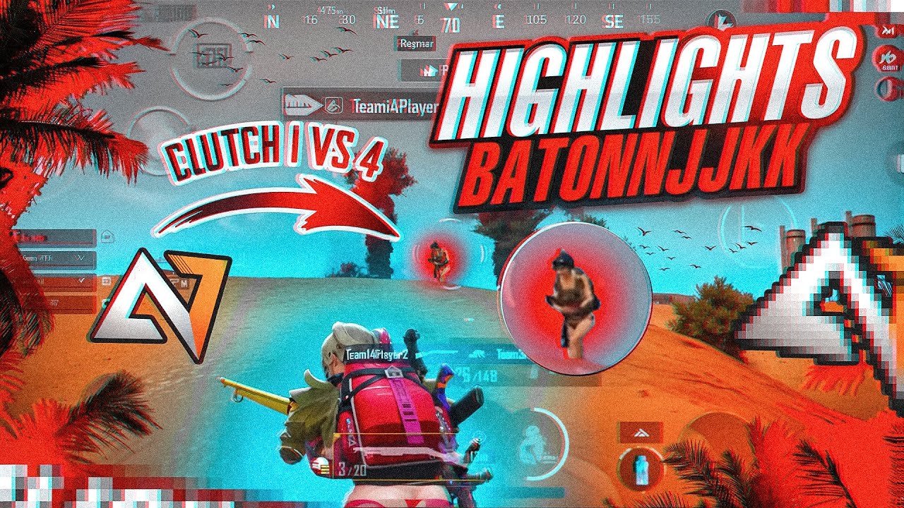 1 VS 4 ALPHA 7 LAST ZONE CLUTCH | BATONNJJKK PUBGM HIGHLIGHTS 