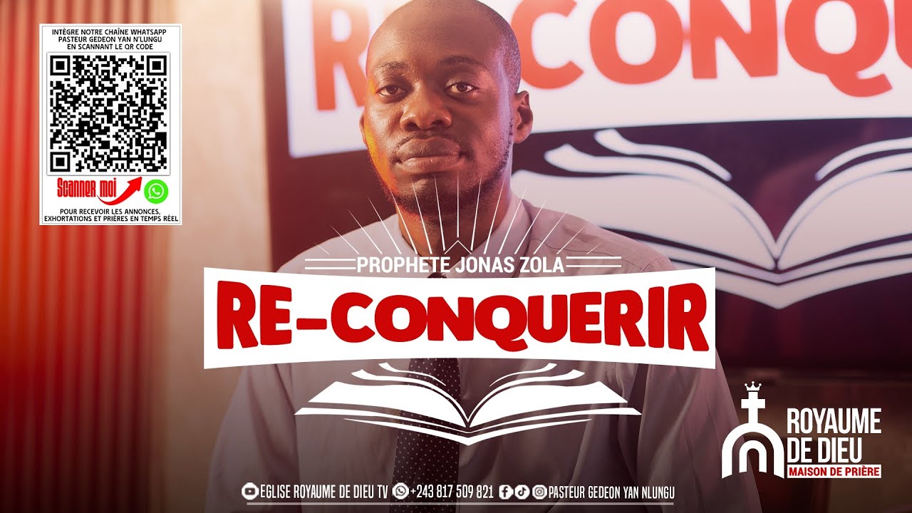🔴 RE-CONQUERIR | NE MURMUREZ PAS CONTRE DIEU | PROPHÈTE JONAS ZOLA DEMUICK