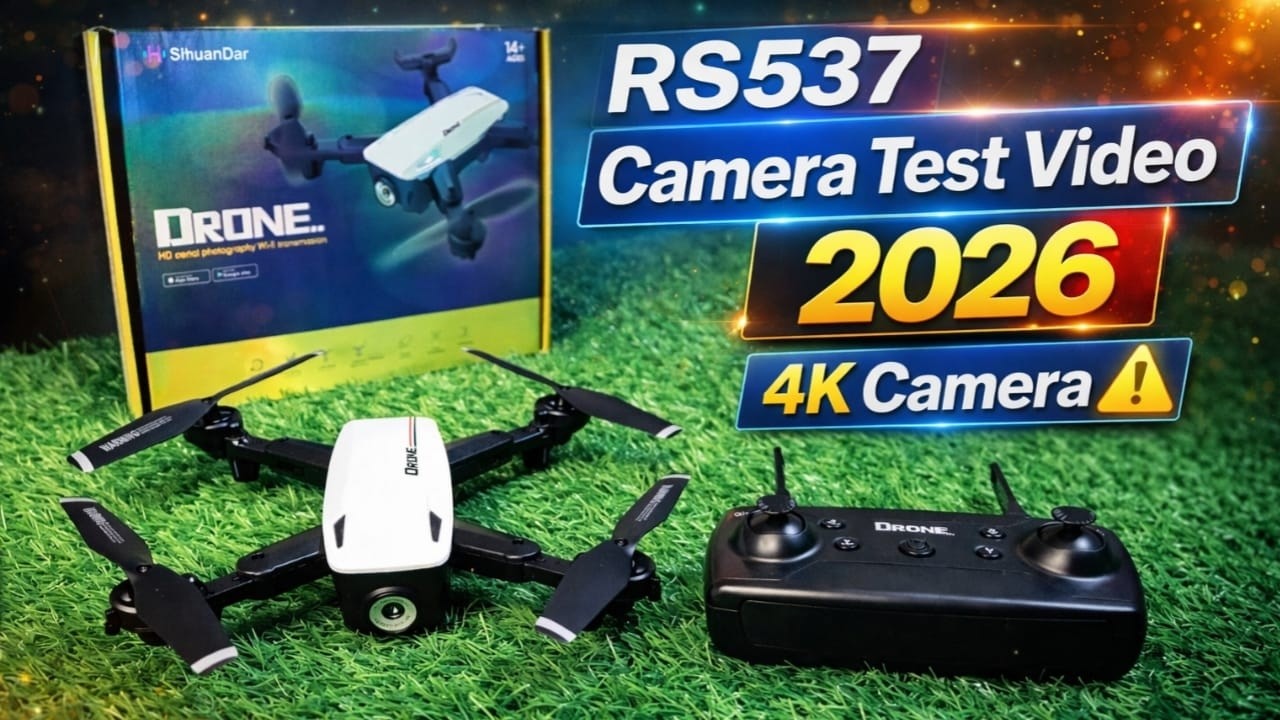 RS537 Drone Camera Test 4K Ultra HD 📷 Real Video Quality Review 2026