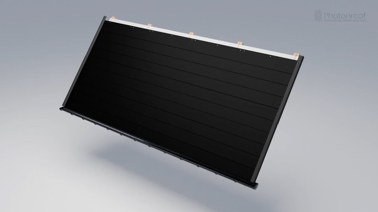 PhotonRoof – Solar Roof Tile Installation Animation | Complete Roofing Solution with Solar Energy