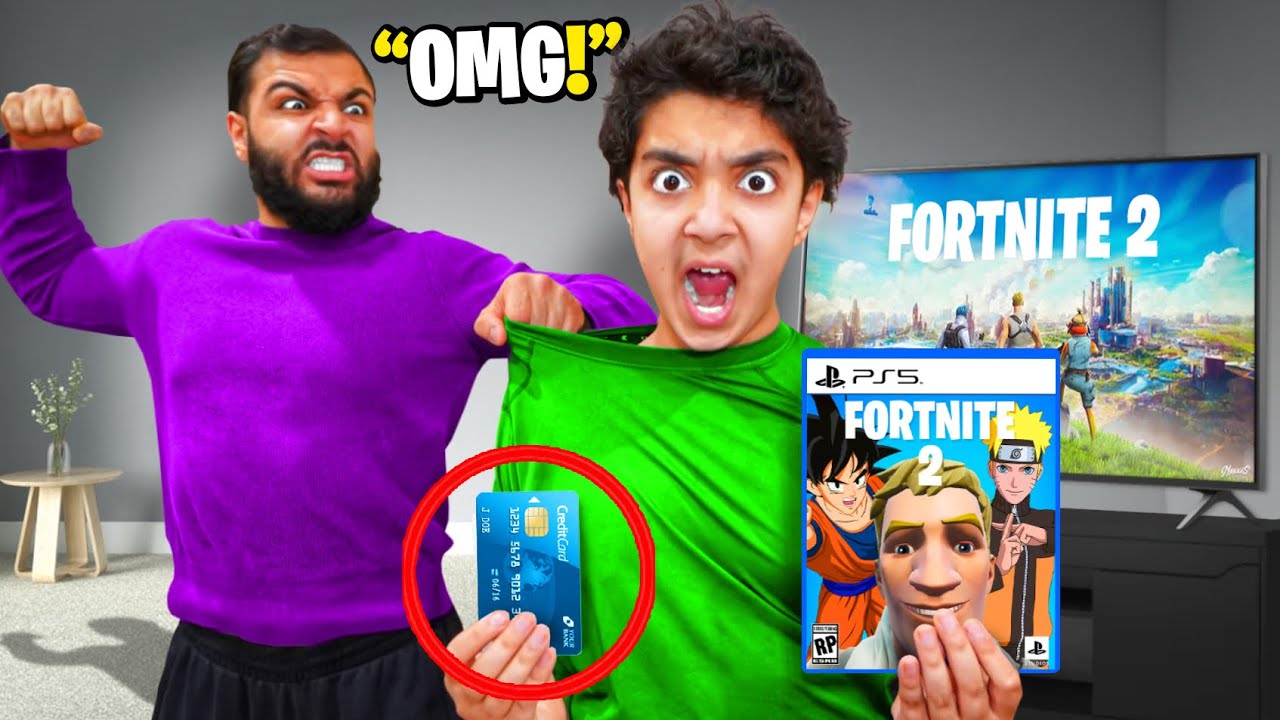 Он украл мою кредитную карту, чтобы купить FORTNITE 2..