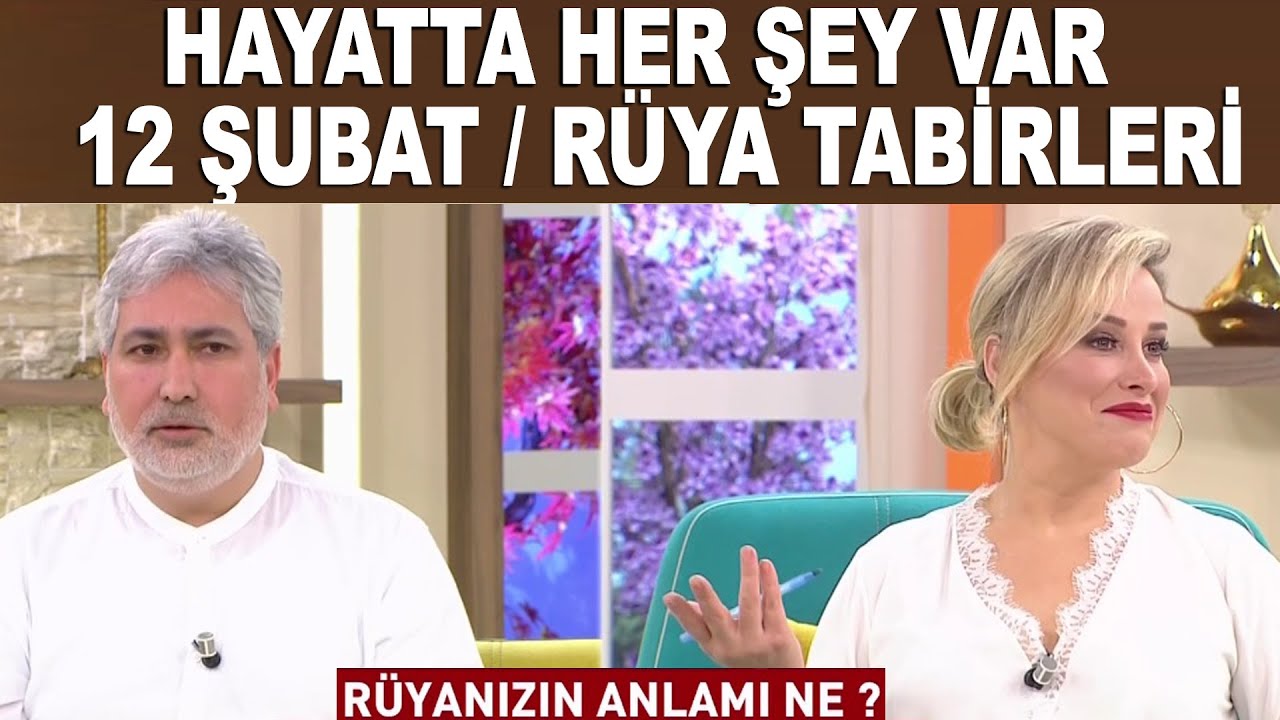 Hayatta Her Şey Var 12 Şubat 2019 / Rüyalara Cevaplar / Mehmet Emin Kırgil