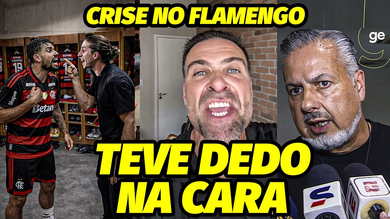VAZOU TUDO! “ GENTE O CARA METEU O DED0 NA CARA DELE NO VESTIÁRIO” A GRAVE CRISE NO FLAMENGO