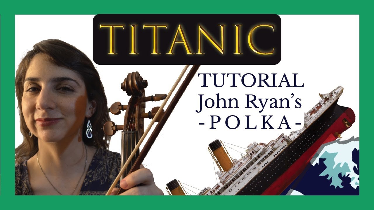JOHN RYAN'S | POLKA del TITANIC en [VIOLÍN IRLANDÉS 🎻] Tutorial de Cómo tocar FIDDLE 002